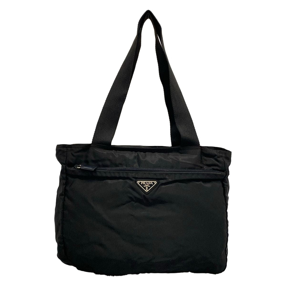 Prada Shoulder Bag Black Leather