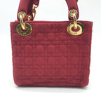Dior Mini Cannage 2-Way Bag Nylon Red — view 2