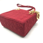 Dior Mini Cannage 2-Way Bag Nylon Red — view 5