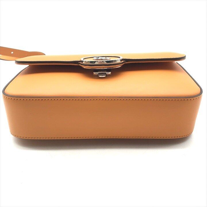 Gucci Double 2-Way Bag Crossbody Leather Orange — view 3