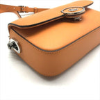 Gucci Double 2-Way Bag Crossbody Leather Orange — view 4