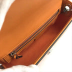 Gucci Double 2-Way Bag Crossbody Leather Orange — view 8