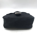 Fendi Mamma Bucket Cotton Jersey Shoulder Bag Black — view 4
