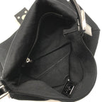 Fendi Mamma Bucket Cotton Jersey Shoulder Bag Black — view 9