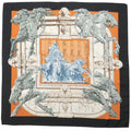 Hermes la Fontaine de Bartholdi Fountain Scarf Carre 90