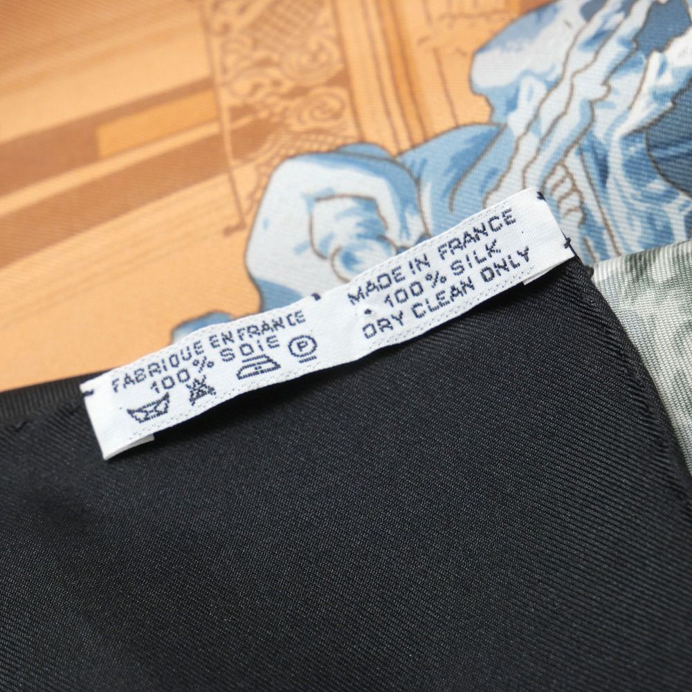 Hermes la Fontaine de Bartholdi Fountain Scarf Carre 90 — view 9