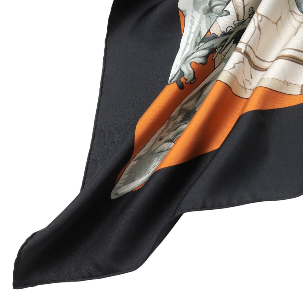Hermes la Fontaine de Bartholdi Fountain Scarf Carre 90 — view 4