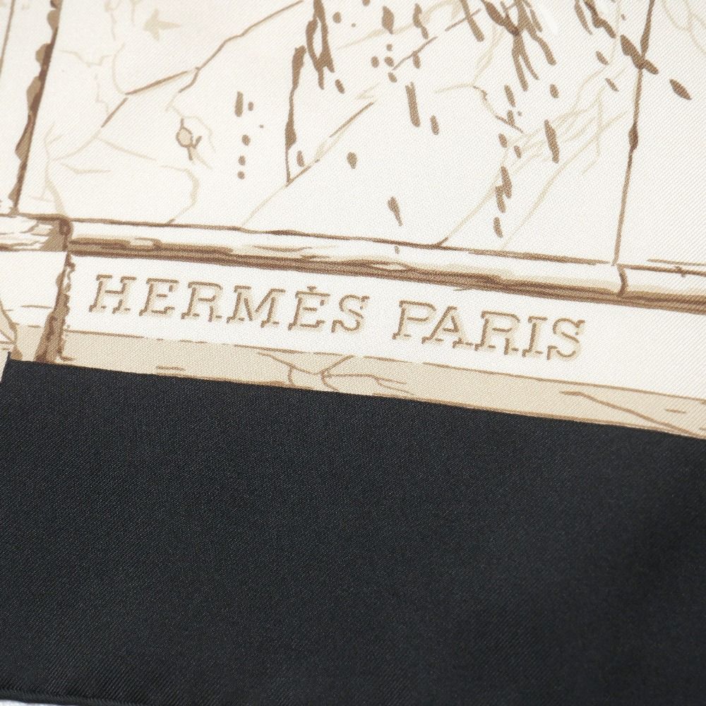 Hermes la Fontaine de Bartholdi Fountain Scarf Carre 90 — view 6