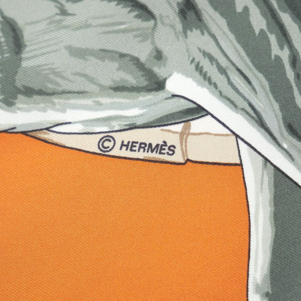 Hermes la Fontaine de Bartholdi Fountain Scarf Carre 90 — view 8