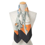 Hermes la Fontaine de Bartholdi Fountain Scarf Carre 90 — view 3