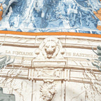 Hermes la Fontaine de Bartholdi Fountain Scarf Carre 90 — view 5