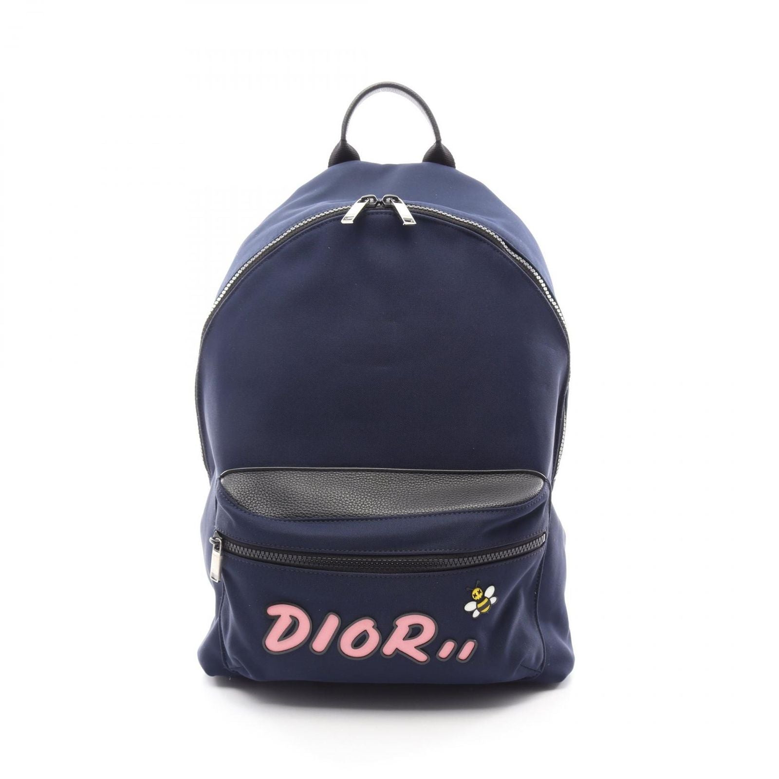 Dior Backpack Homme Kaws Navy Black Nylon Leather