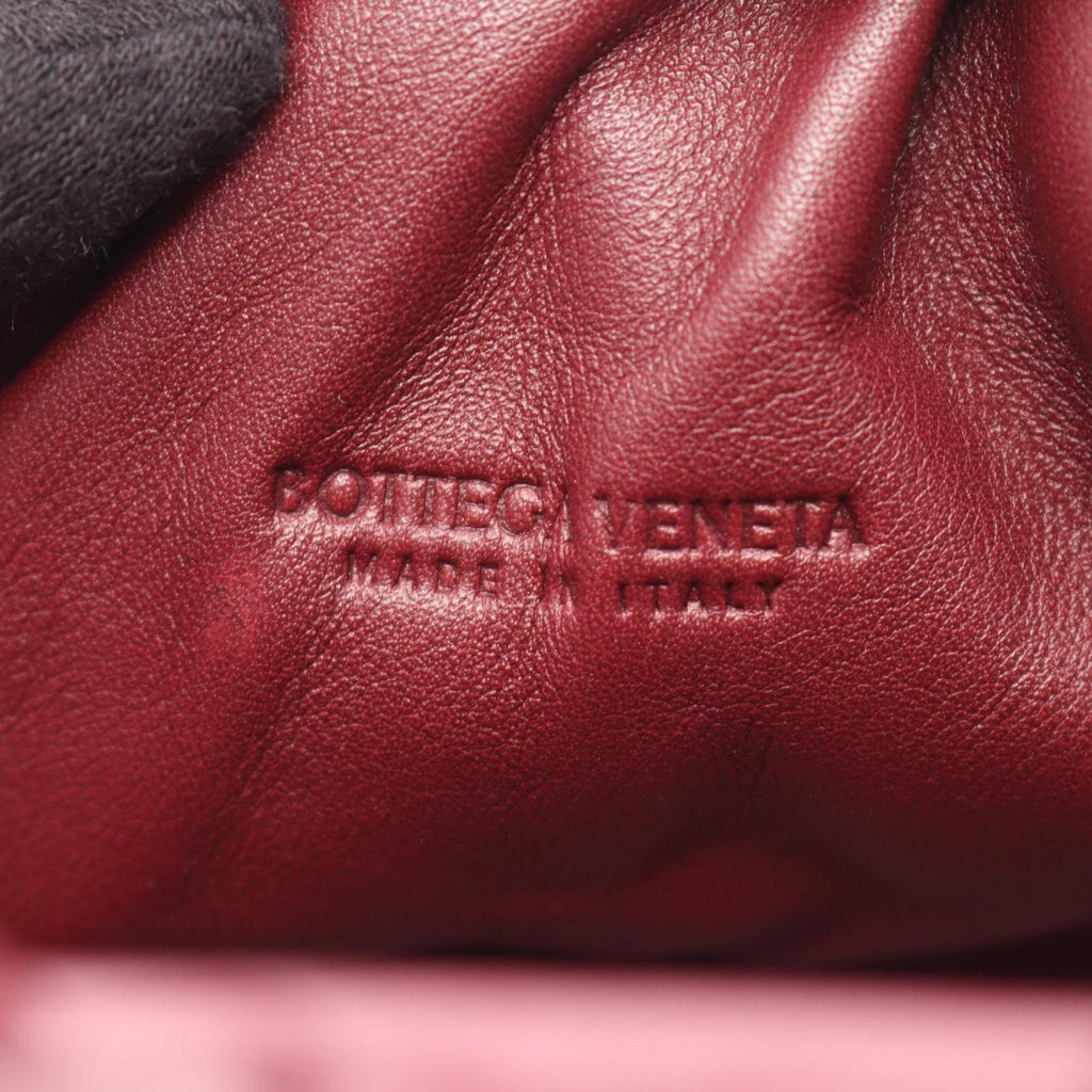 Bottega Veneta Shoulder Bag Mini the Pouch Bordeaux Leather — view 4