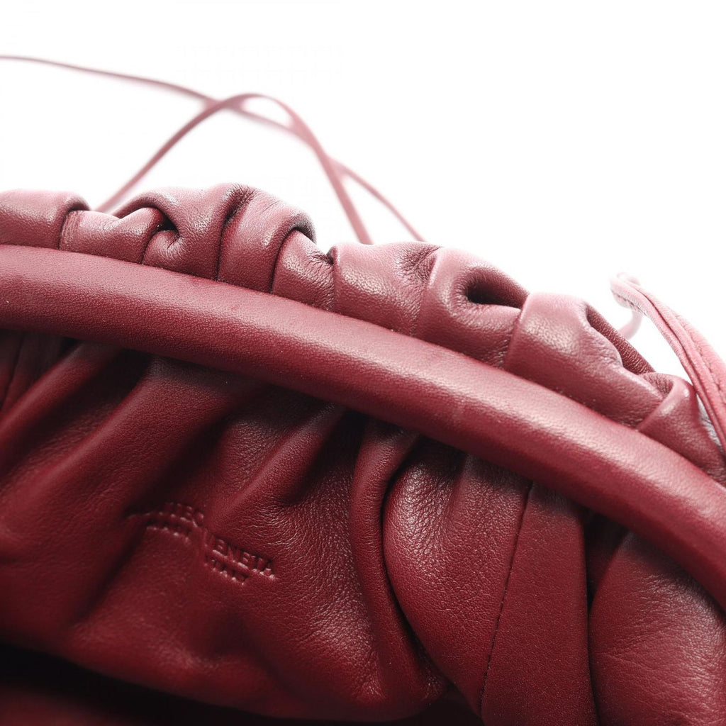 Bottega Veneta Shoulder Bag Mini the Pouch Bordeaux Leather — view 7