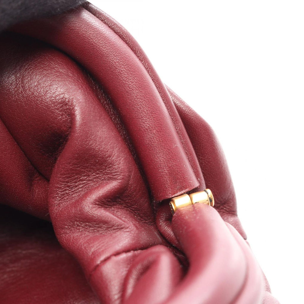 Bottega Veneta Shoulder Bag Mini the Pouch Bordeaux Leather — view 6