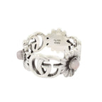 Gucci Polished Double Mother of Pearl Ring Silver — view 2