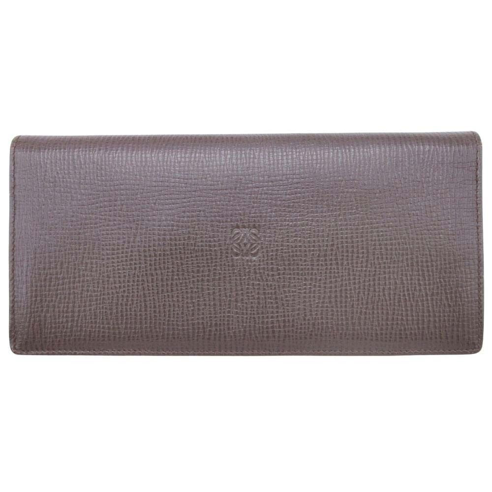 Loewe Anagram Bifold Wallet Logo Lining with Coin Purse Brown