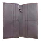 Loewe Anagram Bifold Wallet Logo Lining with Coin Purse Brown — view 4