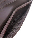 Loewe Anagram Bifold Wallet Logo Lining with Coin Purse Brown — view 7