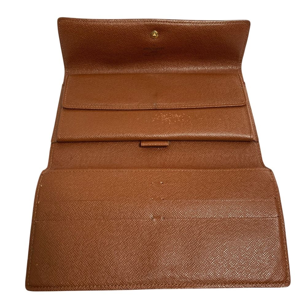 Louis Vuitton Monogram Porto Tresor International Wallet Brown — view 8