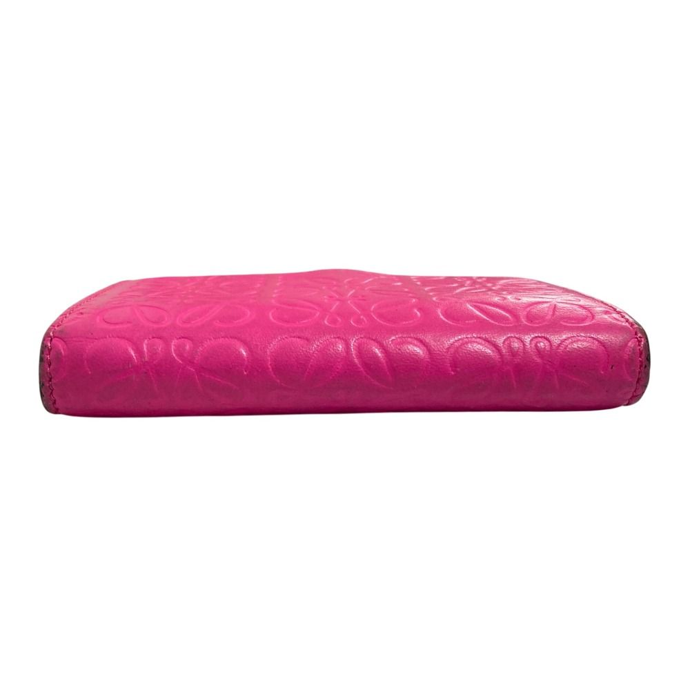 Loewe Repeat Anagram Leather Card Case Business Holder Pink — view 3