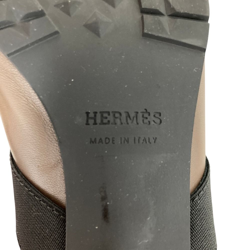Hermes Shocky Pointed Toe Ankle Boots 37 Brown — view 5
