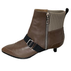 Hermes Shocky Pointed Toe Ankle Boots 37 Brown — view 3