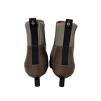 Hermes Shocky Pointed Toe Ankle Boots 37 Brown — view 7
