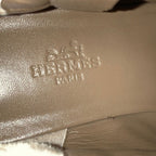 Hermes Shocky Pointed Toe Ankle Boots 37 Brown — view 6