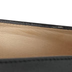 Chanel CC Logo Embroidery Leather Opera Shoes Loafers 35 Black — view 8