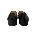Chanel CC Logo Embroidery Leather Opera Shoes Loafers 35 Black — view 4