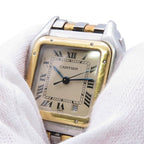 Cartier Panthere MM 2 Row Watch Ivory Dial Quartz Vintage — view 5