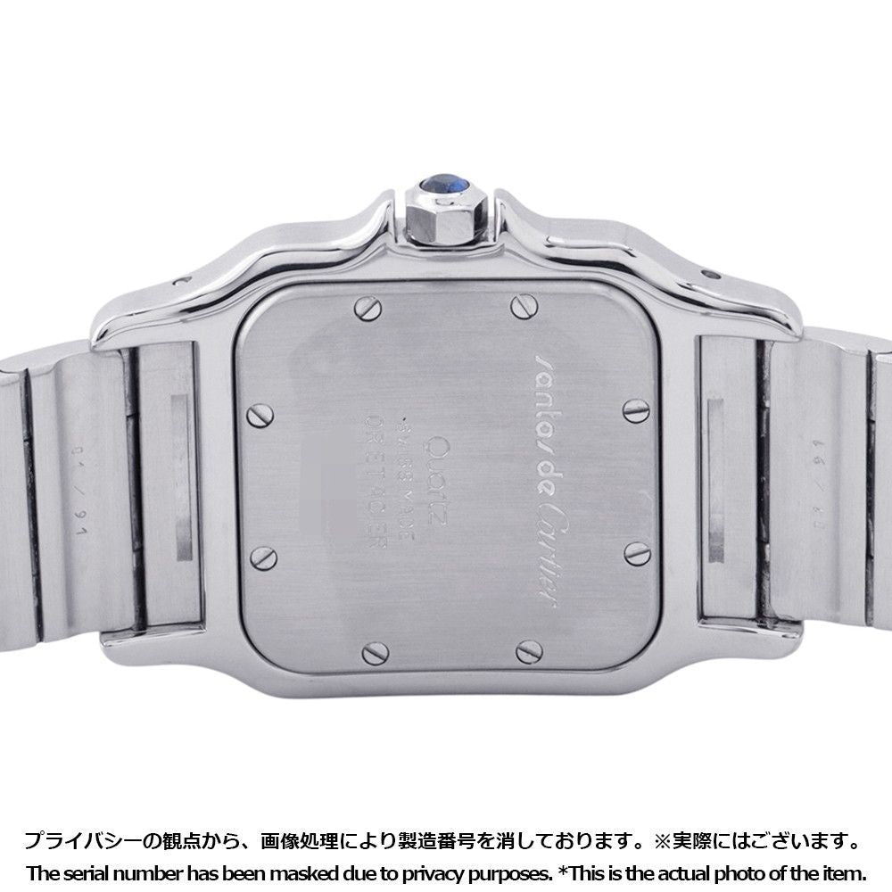 Cartier Santos Galbe LM Watch Ivory Dial — view 3