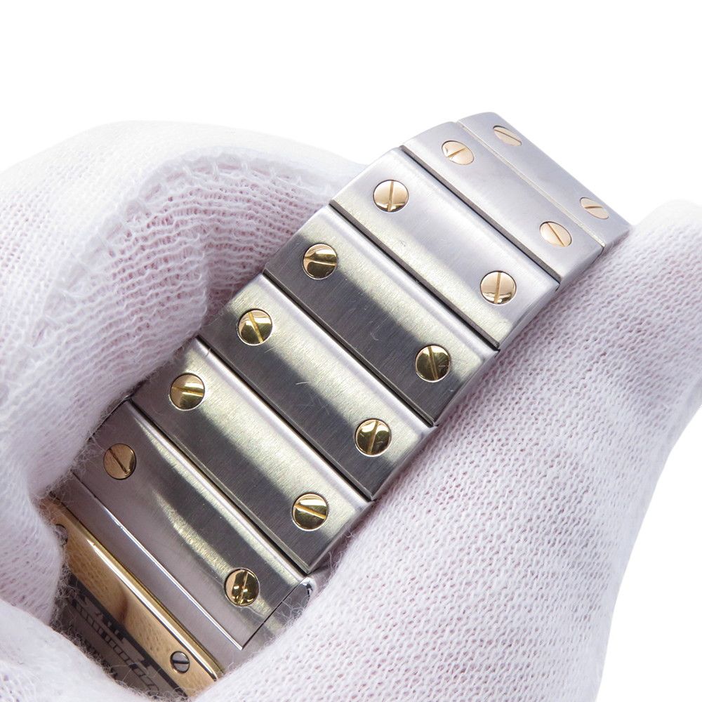 Cartier Santos Galbe LM Watch Ivory Dial — view 8