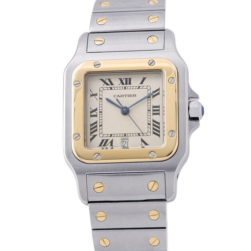 Cartier Santos Galbe LM Watch Ivory Dial