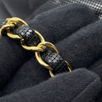 Chanel Chain Shoulder Bag Mini Quilted 20 CC Logo Leather Black — view 9
