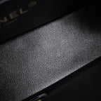 Chanel Chain Shoulder Bag Mini Quilted 20 CC Logo Leather Black — view 8