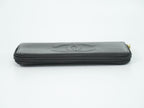 Chanel CC Logo Zip Around Wallet Caviar Leather Black — view 5