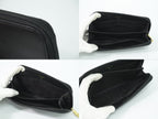 Chanel CC Logo Zip Around Wallet Caviar Leather Black — view 7