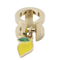 Hermes Twilly Ring Mini Citron Lemon Scarf
