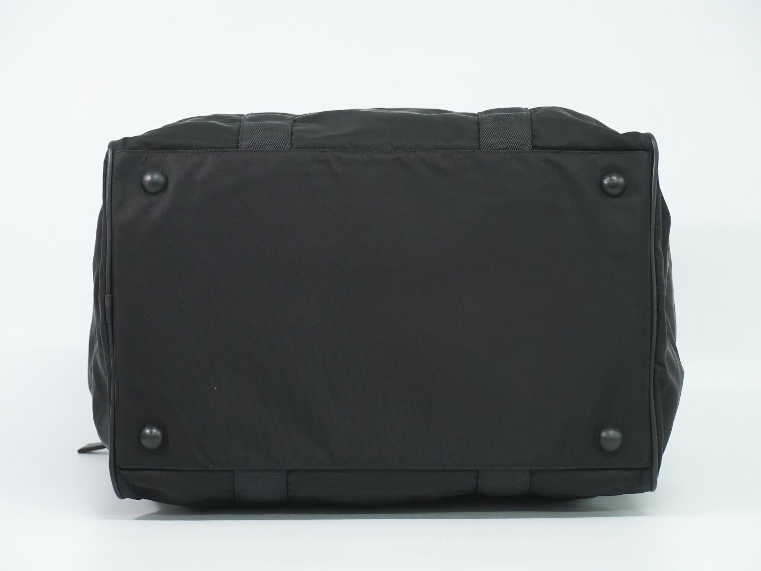 Prada Nylon Boston Bag Black — view 3