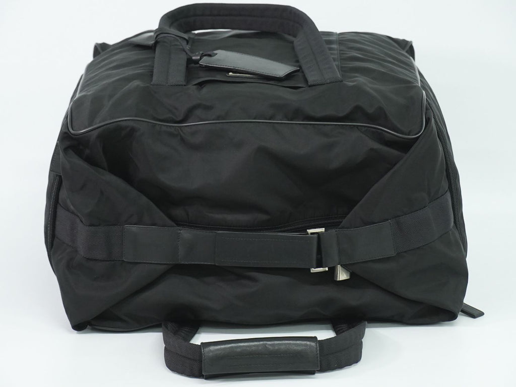 Prada Nylon Boston Bag Black — view 5