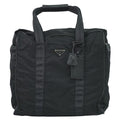 Prada Nylon Boston Bag Black