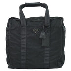 Prada Nylon Boston Bag Black
