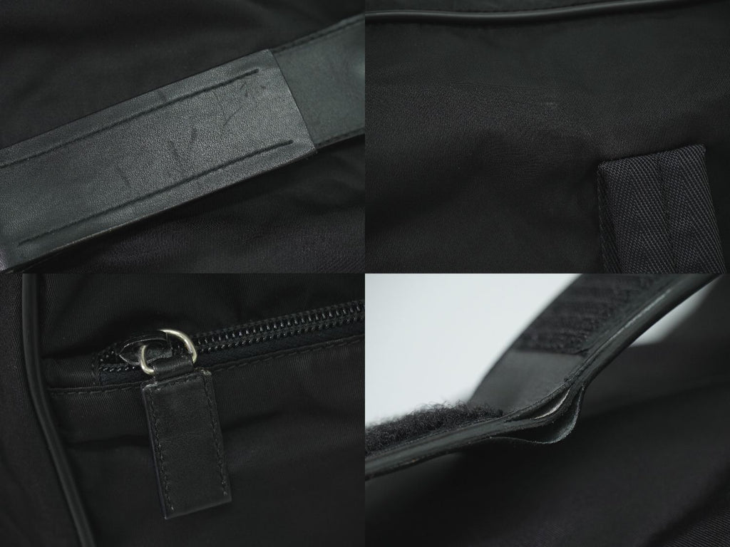 Prada Nylon Boston Bag Black — view 7
