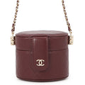Chanel Chain Shoulder Bag Quilted CC Logo Small Vanity Lambskin