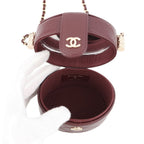 Chanel Chain Shoulder Bag Quilted CC Logo Small Vanity Lambskin — view 5