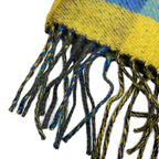 Hermes Scarf Her Mes Tartan Check Cashmere Shawl — view 4
