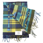 Hermes Scarf Her Mes Tartan Check Cashmere Shawl — view 2