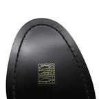 Chanel Loafers Back Toe Carre Shiny Calfskin 38c Shoes Black SS — view 9